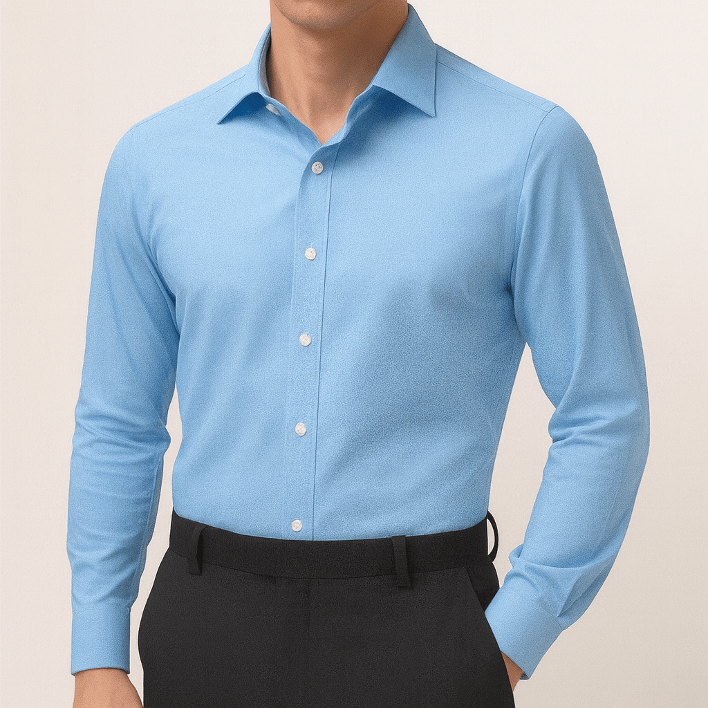 The Director - Blue Supima Shirt - Magnates